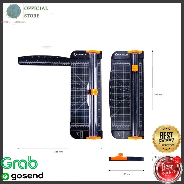 

Cutter Pemotong Kertas Dorong Tarik Paper Cutter A4 Pc 1637 16X37 Cm Do