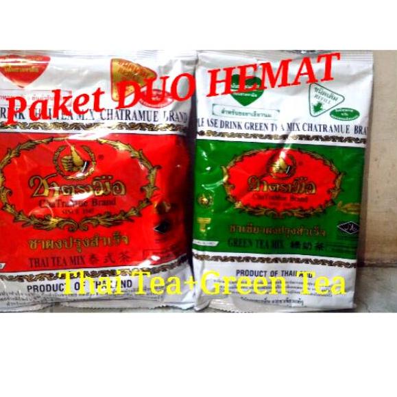

♦ Paket Duo Hemat Thai Tea dan Green Tea ♥