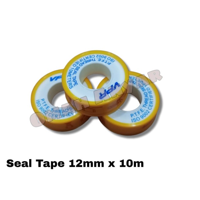 

Seal Tape solasi isolasi kran air VPR 15 meter - Kecil 12mmx10m