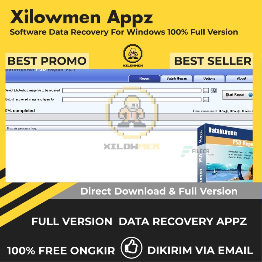 [Full Version] DataNumen PSD Repair Pro Lifetime Data Recovery WIN OS