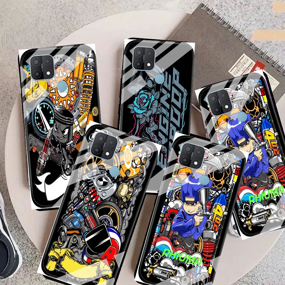 [GK-19] Softcase Kaca for Oppo A15 - Case Oppo 16 - Softcase OppoA17- Softcase Hp OppoA5s - Softcase