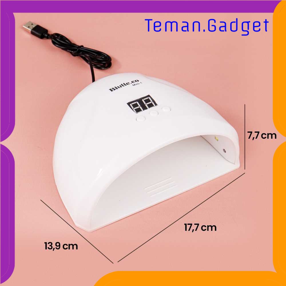 TG - PRW Biutte.co Pengering Kutek Kuku UV LED Nail Dryer 36W - Mini-1