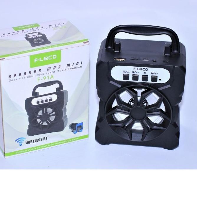 ℮ Speaker Bluetooth Fleco F-91A/F-91B Super Bass /Musik Box Bluetooth /Salon Aktif Bluetooth Radio ✶