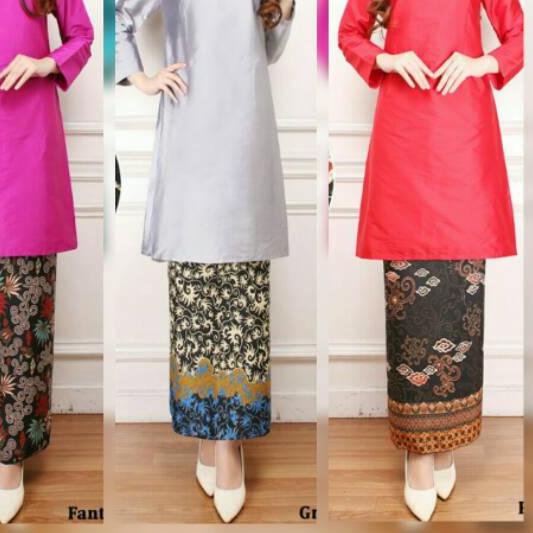 ➽ Baju kurung tafeta baju kurung melayu baju kurung malaysia baju kurung padang baju kurung muslim ▼