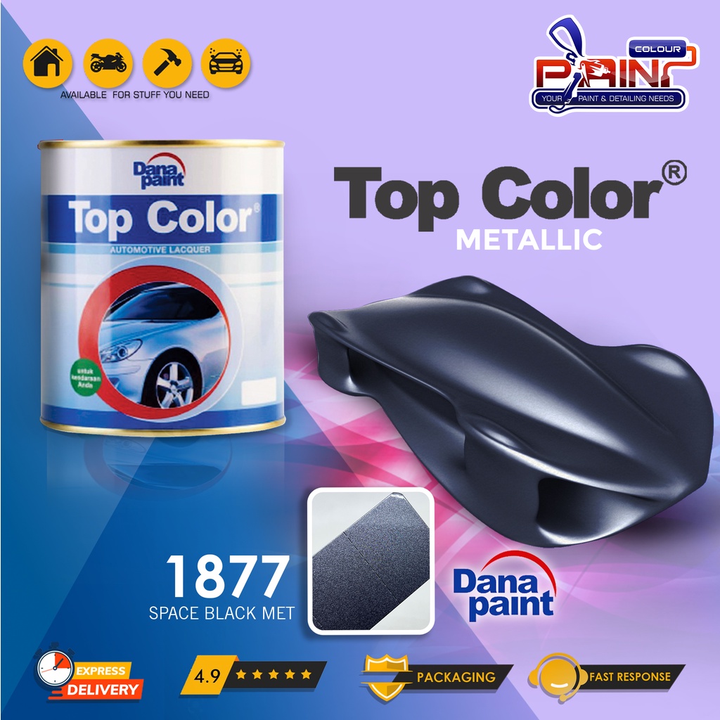 Top Color Metallic 1877 Space Black Metallic - Cat Duco