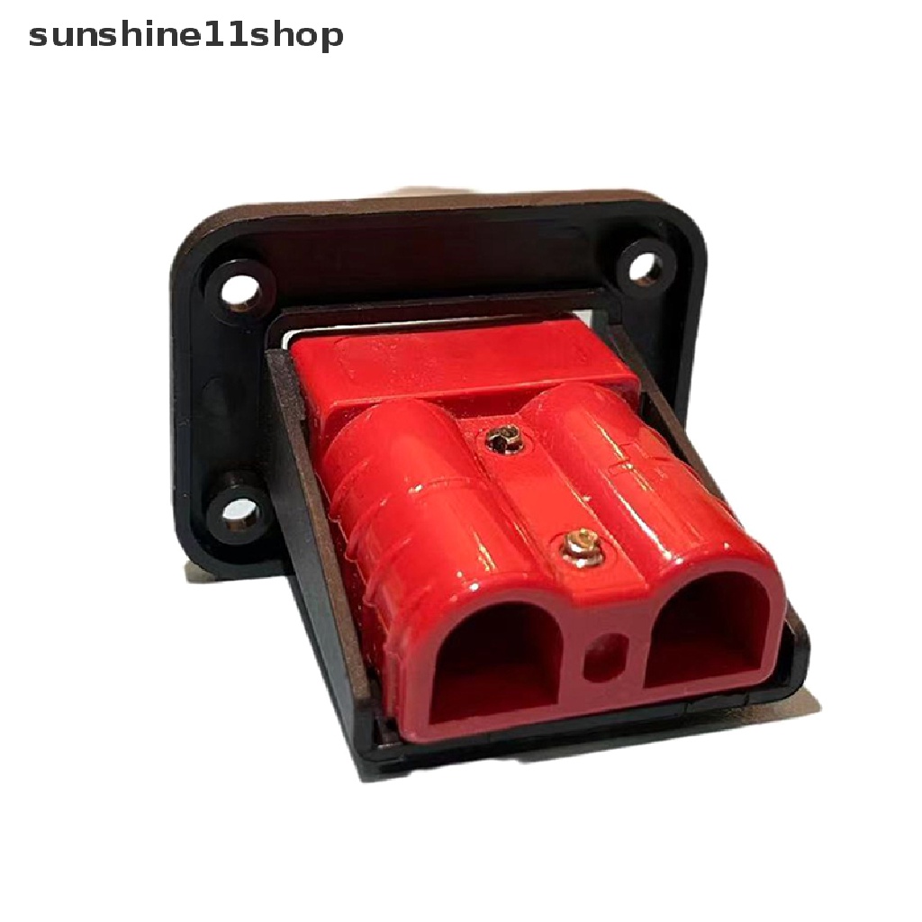 Sho Kompatibel Dengan Anderson Plug Flush Moung Panel Cover Untuk Caravan 50A 600V Kapal Plastik Socket Panel Parts N