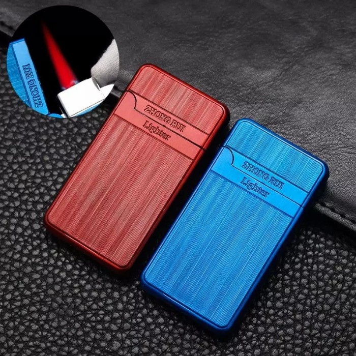 Korek Api Gas Bara Jet Slim Simple Keren