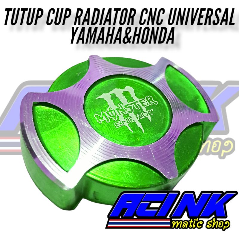 TUTUP RADIATOR COVER TUTUP CUP AIR  RADIATOR HRC CNC NMAX OLD NMAX NEW PCX VARIO