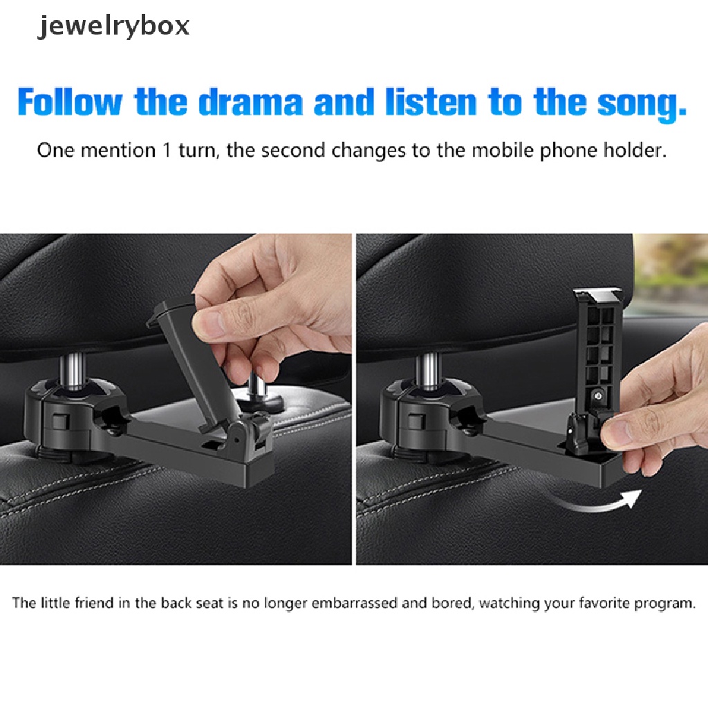 [jewelrybox] Pengait headrest Mobil Braket Telepon Dudukan Sandaran Penyimpanan hook phone bracket car clip Boutique