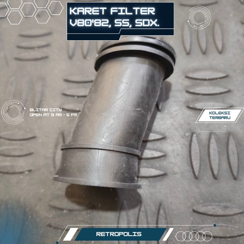 karet sambungan filter karburator V80 1982 V80 SUPER DELUXE V80 ROBOT V80SS V80 SDX