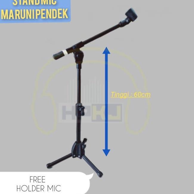 Promo Belanja STAND MIC MARUNI stand mic pendek maruni