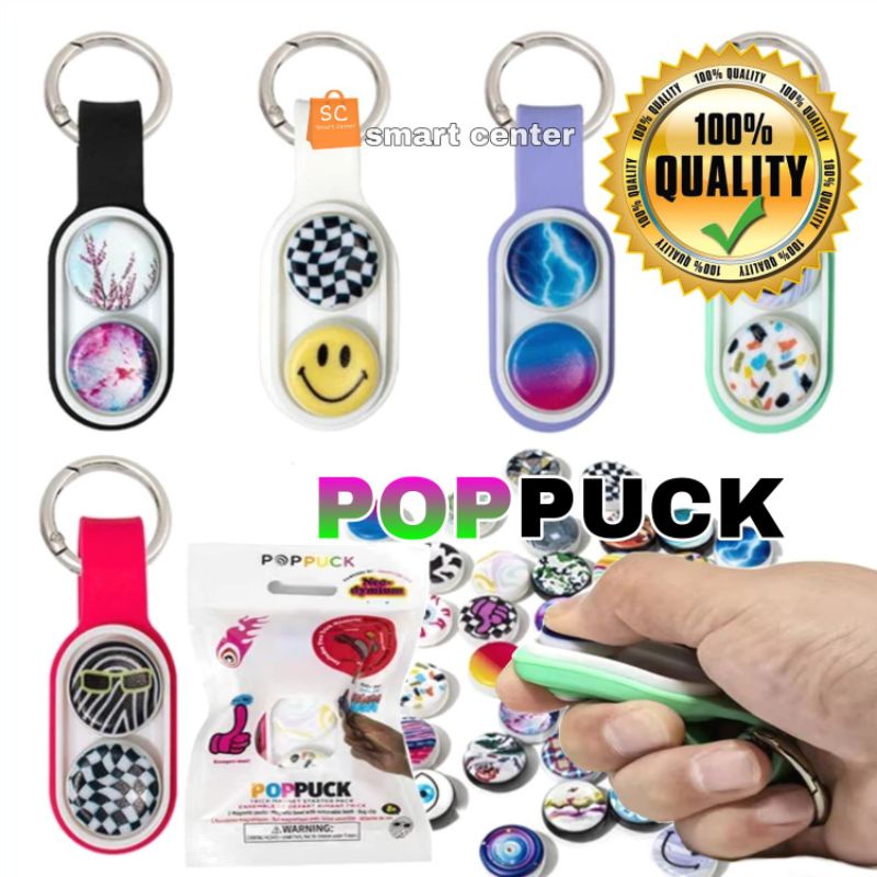 POPPUCK Magnet Mainan Pop Puck Magnetik Fidget Spinner