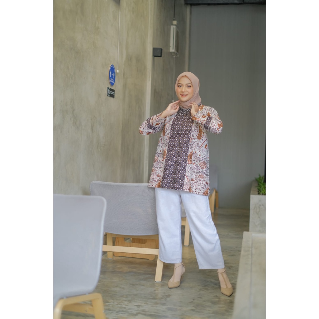 Baju Wanita Kemeja Wanita Blus Batik Wanita