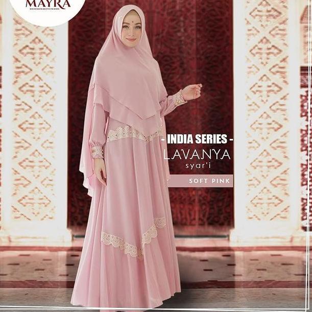 Stok Terbatas LAVANYA SYARI CERUTY BABYDOLL / GAMIS SYARI SET KHIMAR / GAMIS SYARI SET KHIMAR TERBAR