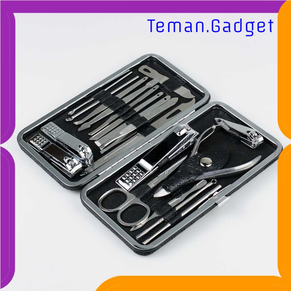 TG - PRW Nail Art Set Gunting Kuku Manicure Pedicure 19 PCS - i7000D