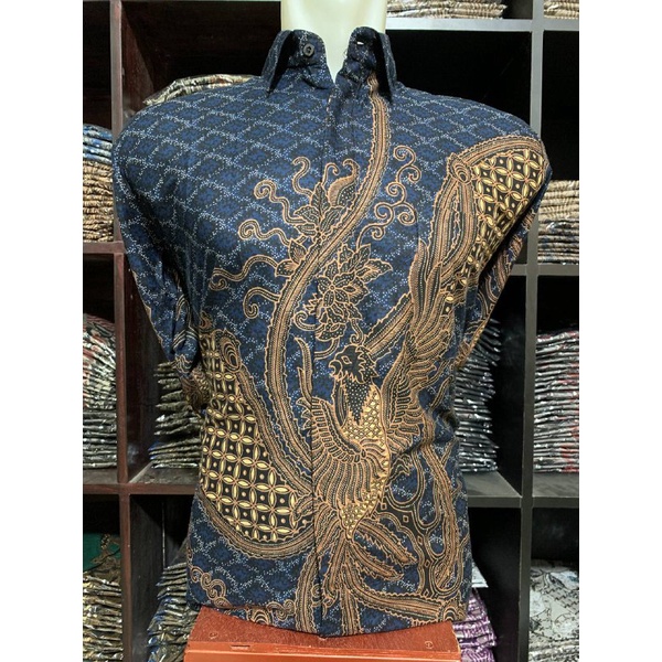 Atasan Kemeja Batik Pria Dewasa Lengan Panjang Baju Kondangan Kerja Pakaian Pria Premium Termurah