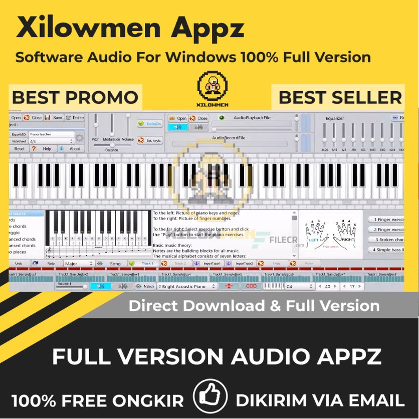 [Full Version] BelaDaddy Software PianoTeacher Pro Lifetime Audio Software WIN OS