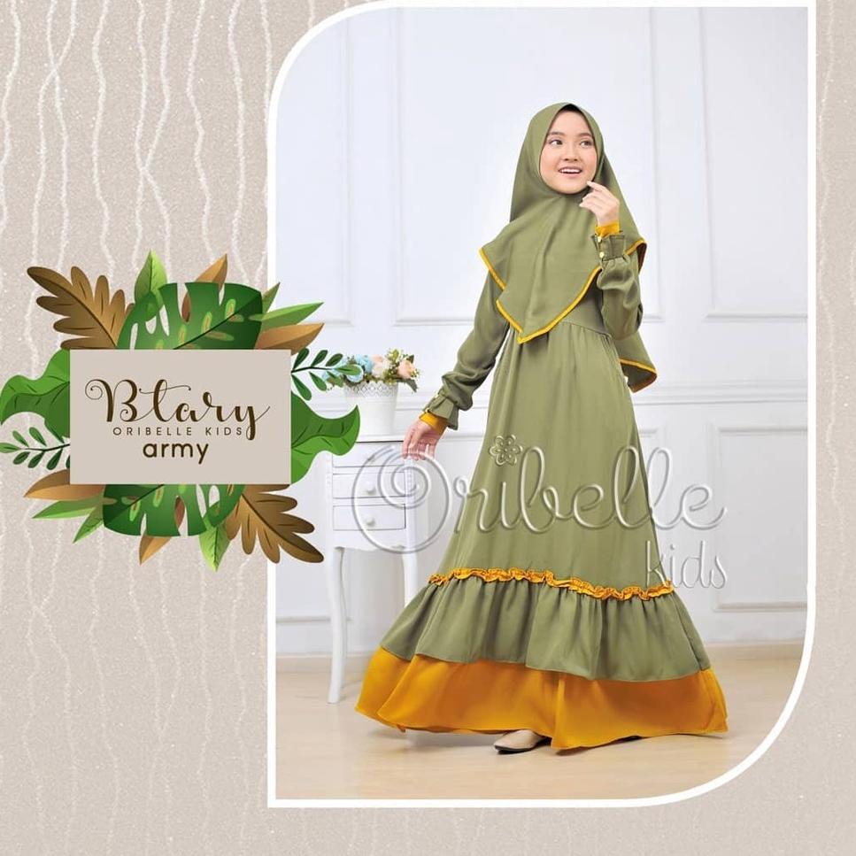 Paling Dicari MRA-Gamis Syar'i Anak | Baju Muslim Anak perempuan TERBARU Umur 10-12 Tahun