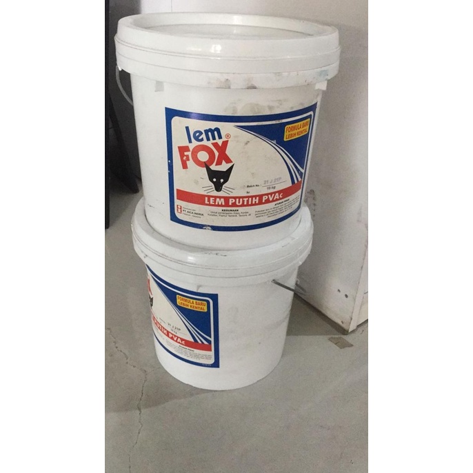 

Fox Lem Putih PVAC biru ember 10 kg