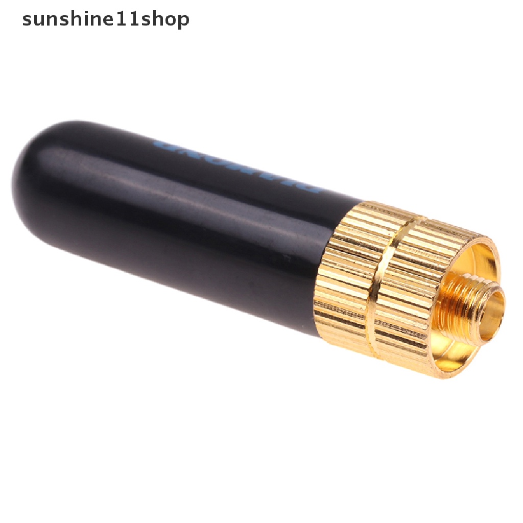 Sho 1pc Mini SRH-805S 5CM SMA-F Female Dual Band Antena Untuk BAOFENG UV-5R BF-888S N