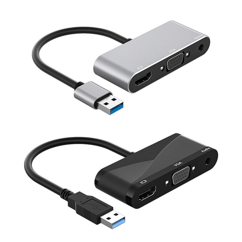 Btsg Video USB 3.0 Ke Untuk Kabel Adapter VGA Dengan Output Adapter Converter