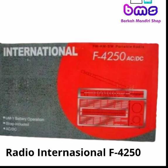 ✥ Radio Internasional F-4250 // CR-4250 // Radio Jaman Dulu ❆