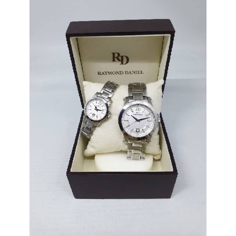 Raymond Daniel RD 229 X Silver White,Jam Tangan Couple(Bisa Beli Satuan)