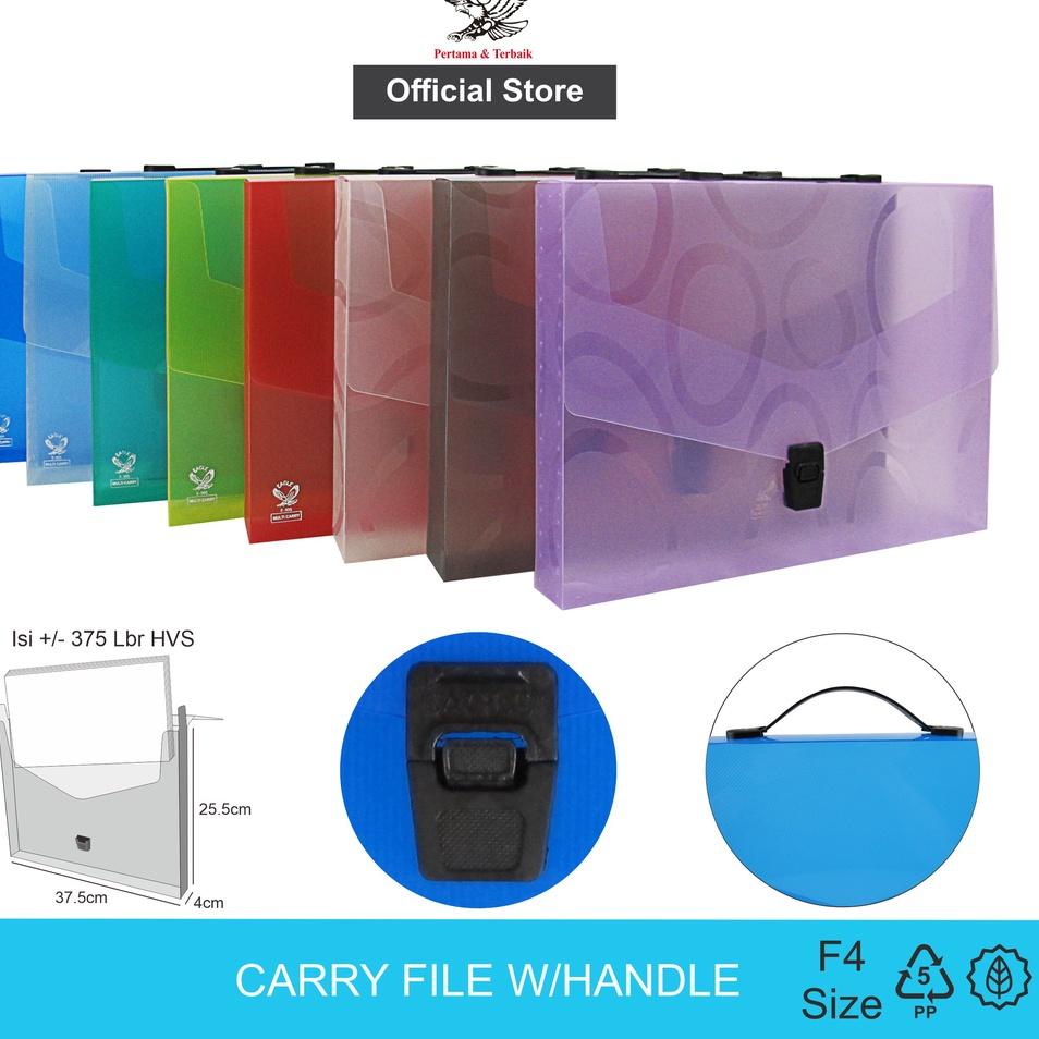 

Model Terpopuler EAGLE Tas Dokumen F4 (Folio) / Map Dokumen Tenteng / Carry File With Handle