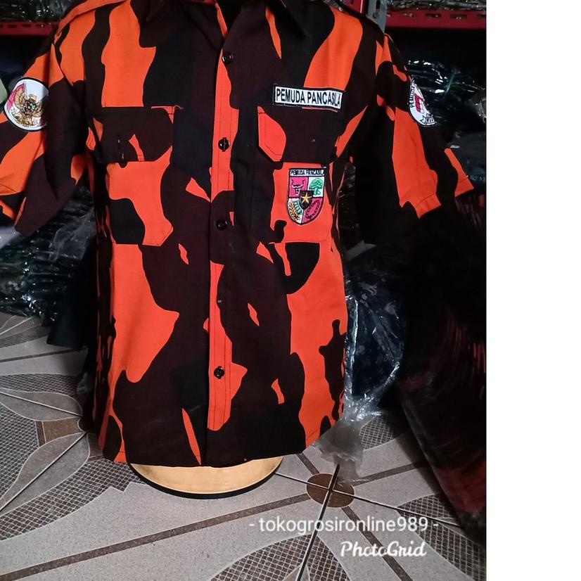 ♣ Kemeja pemuda pancasila . kemeja PDH Pemuda pancasila tangan pendek ♘