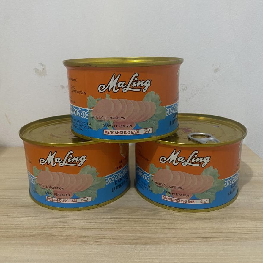 

ndv40 FYF Maling Canned Pork Luncheon Meat 397gr .,..,.,.,.