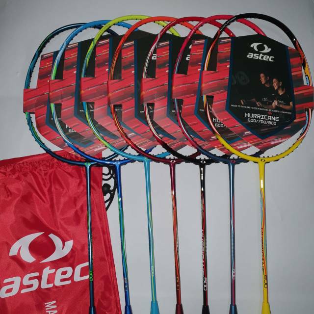 Raket Badminton Astec Hurricane 600 100% Original