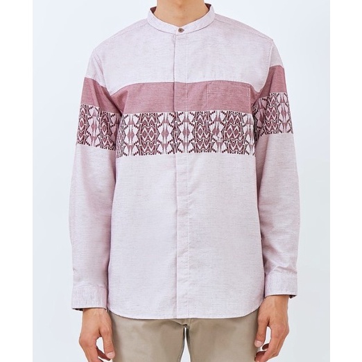 Kemeja Koko M231 Warna Ungu Muda