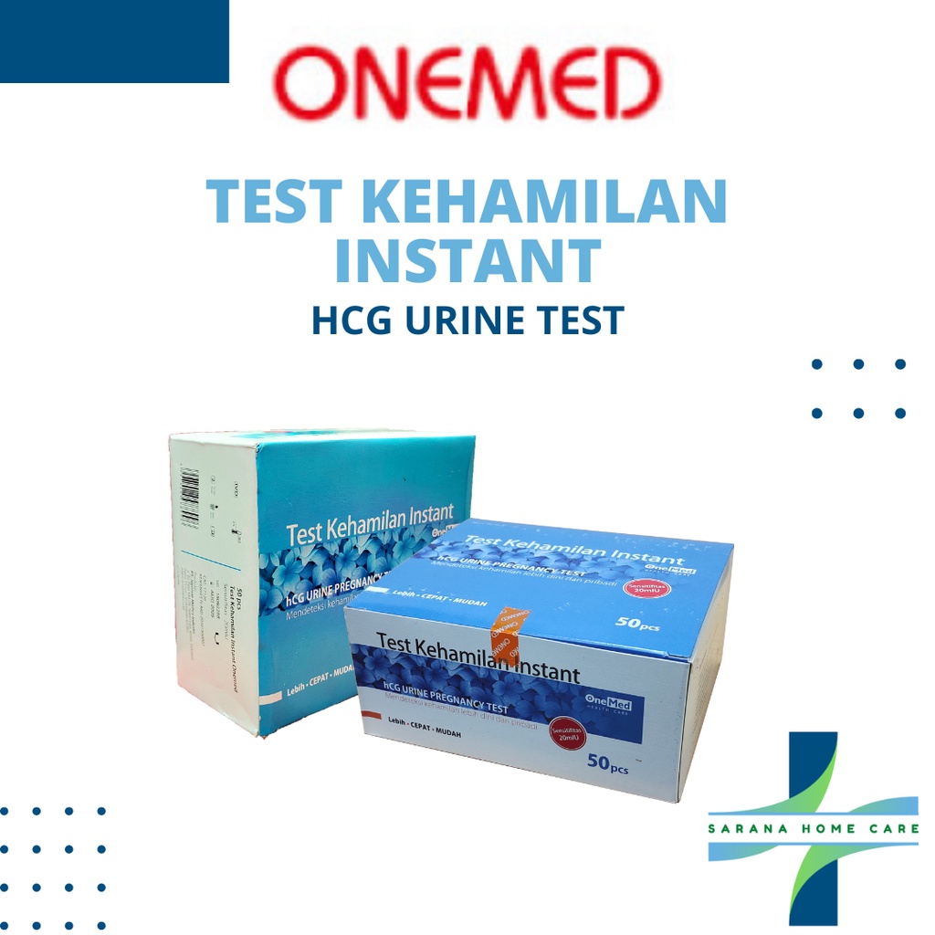 ONEMED Test Kehamilan Instant/ test pack/ hCG Urine test / pragnancy test