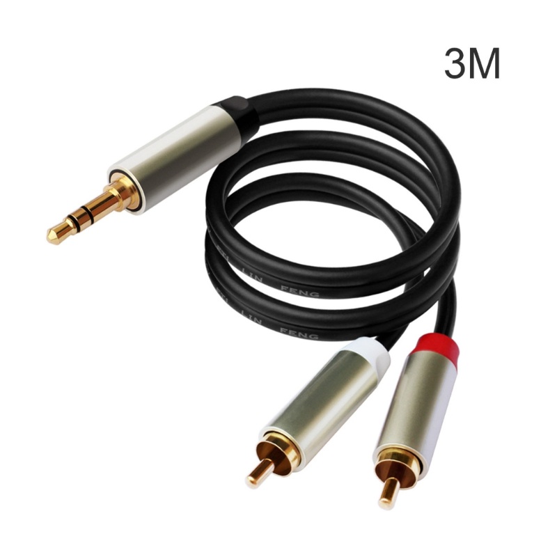 Adaptor Jack Headphone RCA zzz 3.5mm 1per8 Ke2 Male Y Splitter Stereo Cord