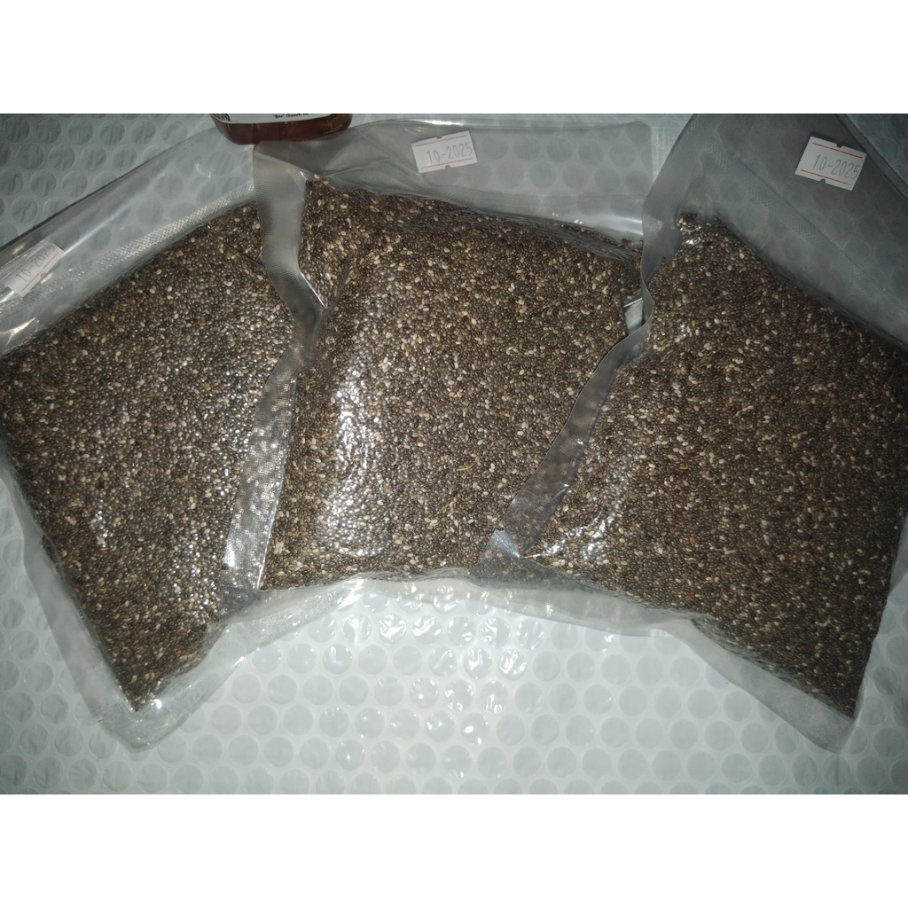 Chia Seed Mexico/ Black Cia Sead/ Biji Chia Seeds Untuk Diet 200 Gr