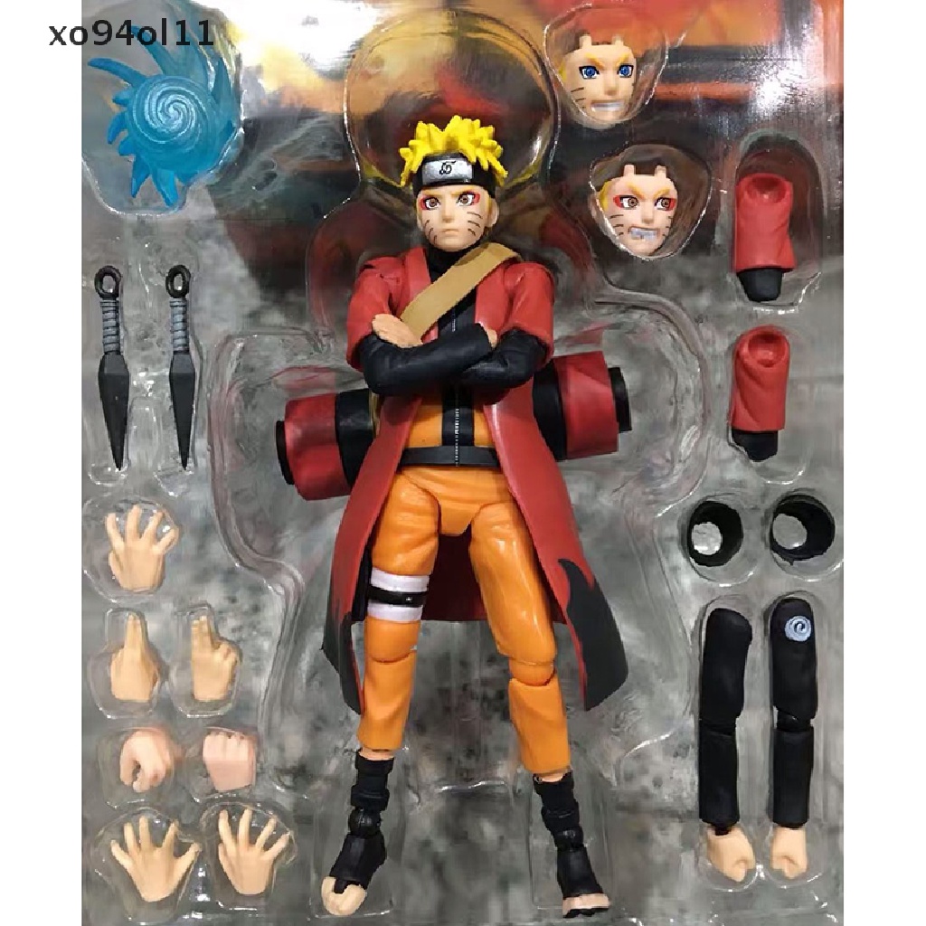 Xo Anime Uzumaki Naruto Action Figure Perubahan Wajah Figurine Sendi Bergerak Mainan Keren OL