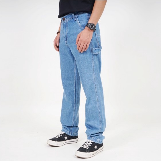 CELANA PANJANG DENIM PRIA SUPER EGO | SECARP LIGHT BLUE