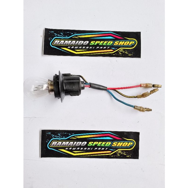 soket lampu belakang ninja r ss original copotan feting lampu belakang ninja
