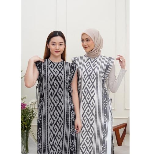 RECOMENDED LONGVEST TORA TENUN IKAT ORY SONGKET TORAJA TROSO JEPARA BATIK KAMPUS || OUTER TENUN || O