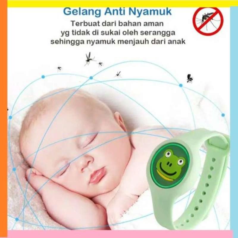 Jam anti nyamuk anak/Gelang Bentuk Jam Tangan Bayi Anti Nyamuk/ Karakter kartun Lucu Anti Air/Gelang anti nyamuk anak led