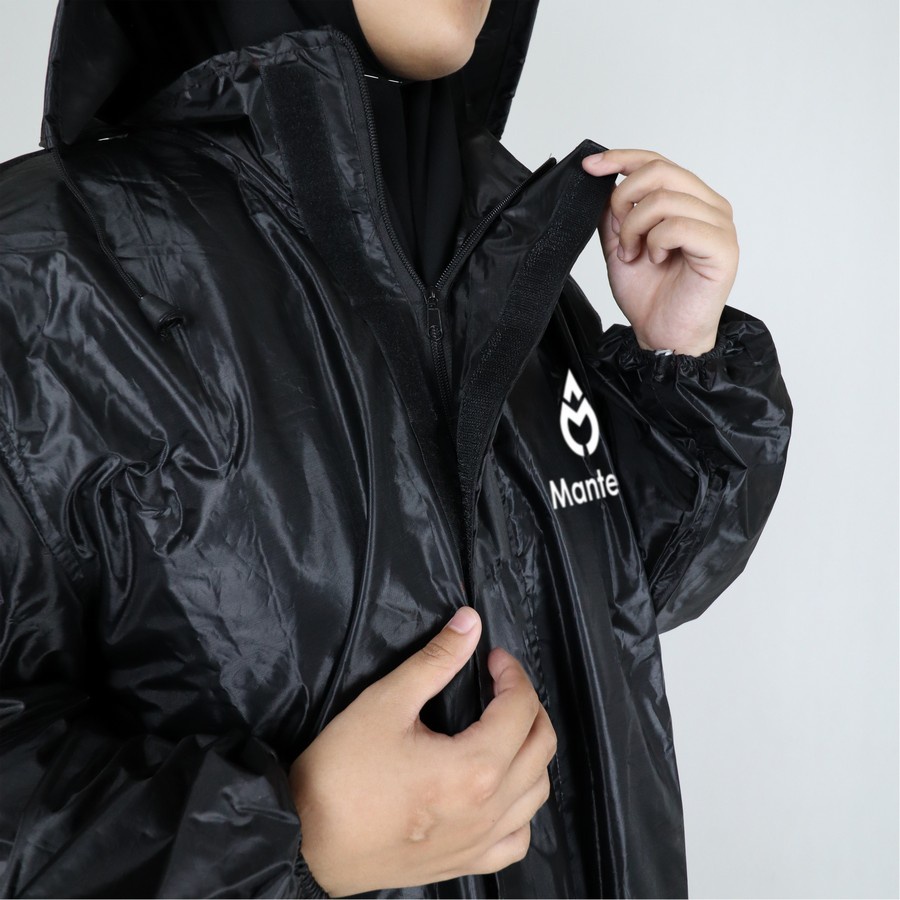 Jas Hujan Mantel Gamis Ponco Pria Wanita Tebal Tahan lama