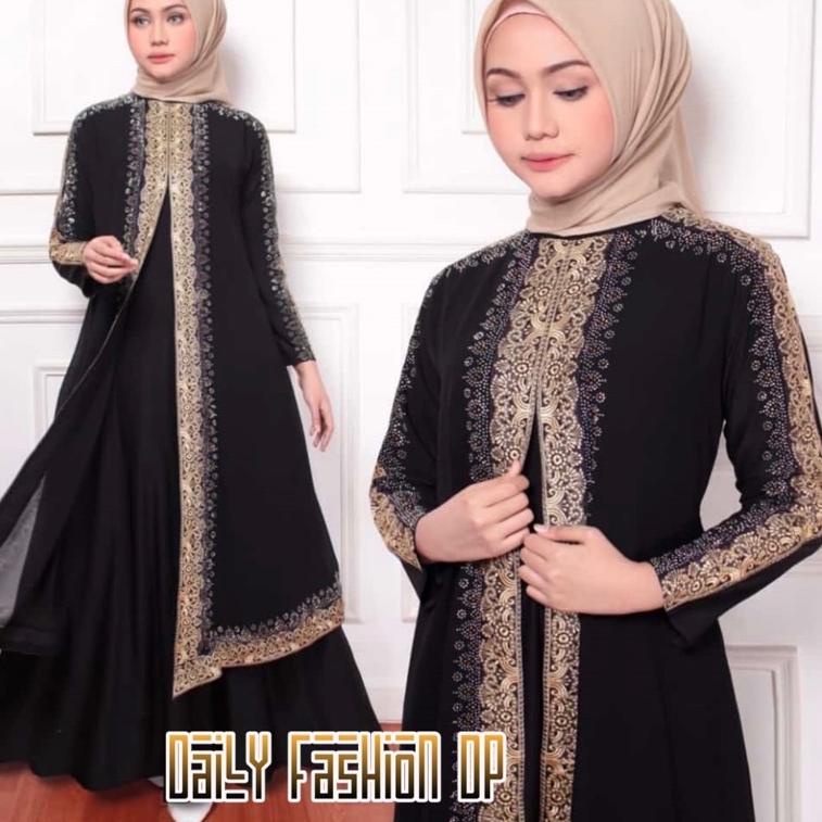 BOOMING Gamis Turkey 1322 Hawa Dress Busana Muslimah By Original Mega Store Farzolla 2
