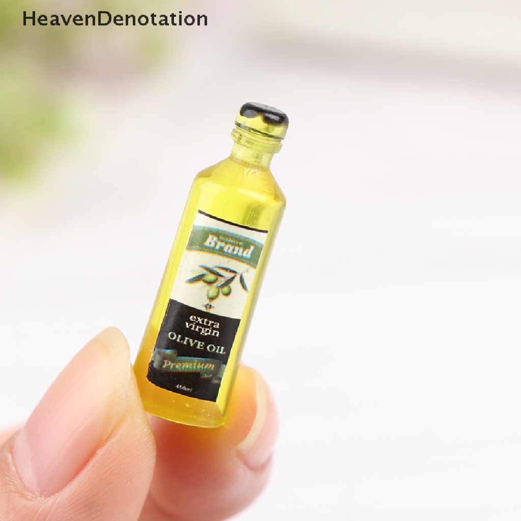 [HeavenDenotation] 6Pcs / set of Doll House Miniature Kitchen Olive Oil Set Kitchen Accessories HDV