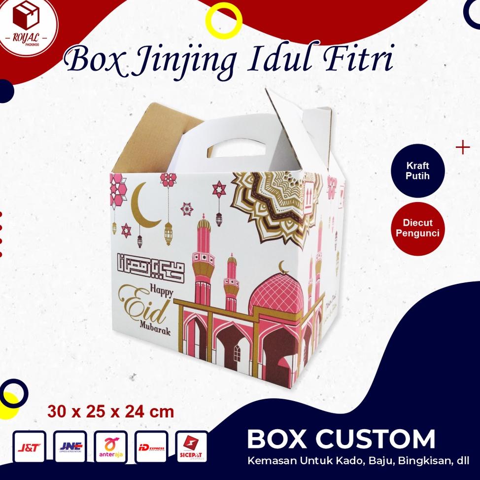 

H93 Kardus / Box Parcel "IDUL FITRI" - Uk. 30 x 25 x 24 cm - kardushariraya/boxidulfitri/boxied/kemasanbox PRODUCT TERLARIS KWE21