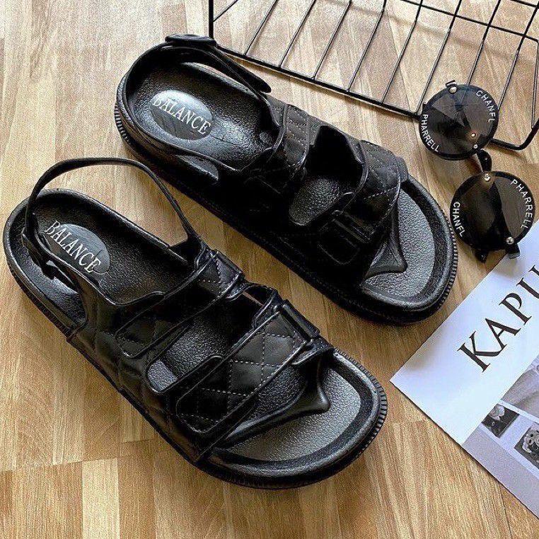 Terbaik Sandal Jelly Sandal Gunung Tali Wanita Balance 1728 terbaru | Khusus Hitam