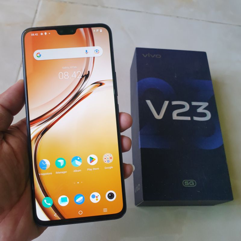 vivo v23 5G 8/128 mulus dan lengkap fulset