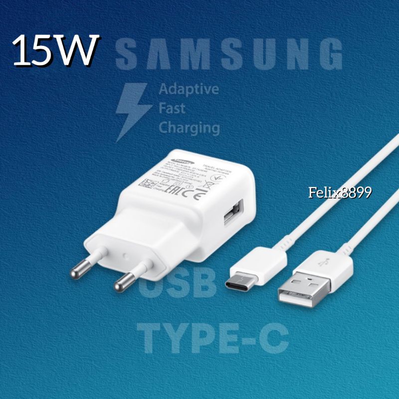 Charger Samsung A11 A12 A13 A14 5G Original 15W Fast Charging Type C