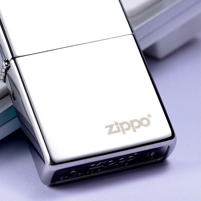 ◘ KOREK API ZIPO/JIPO USA SILVER CHROME / SILVER GLOSY GRADE ORIGINAL ➷