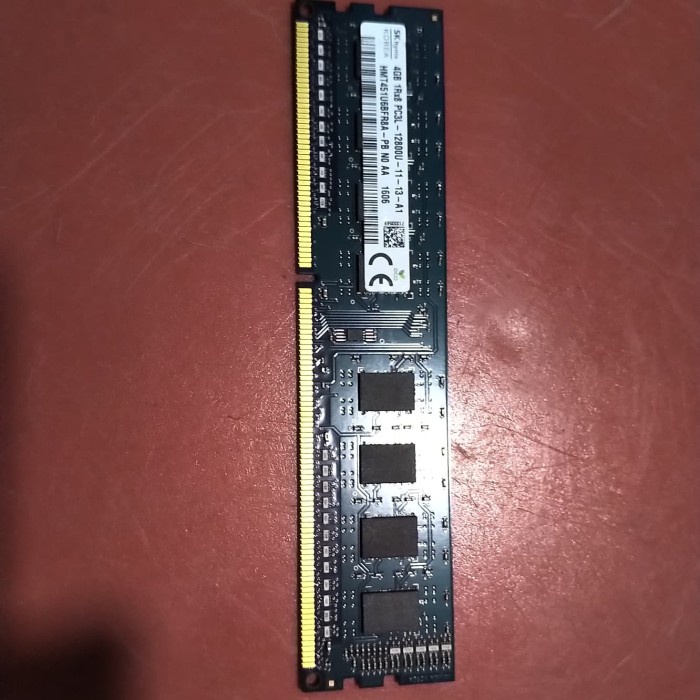 memory ram hynix 4 GB 1Rx8 PC3L-12800U Low voltage