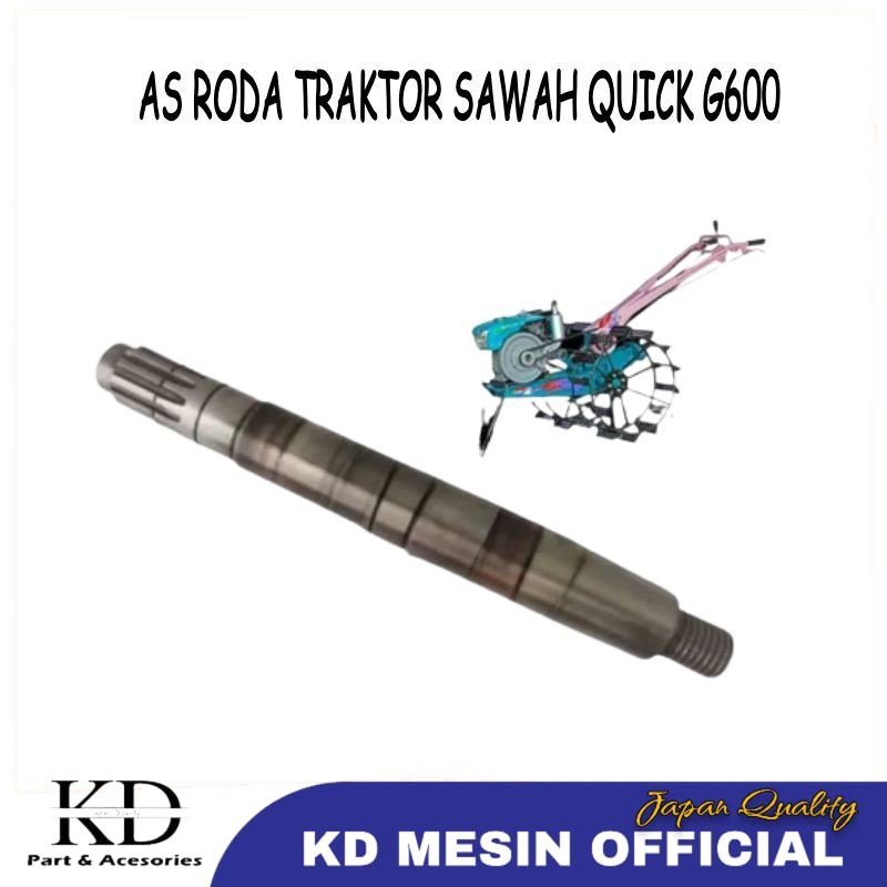 KMO - AS RODA TRAKTOR SAWAH QUICK G600